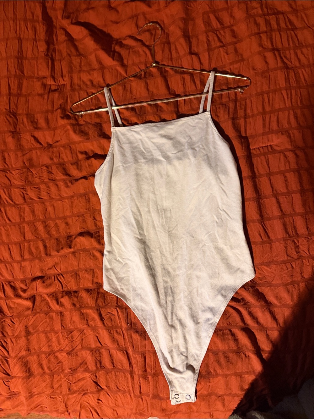 AR White One-Piece Bodysuit